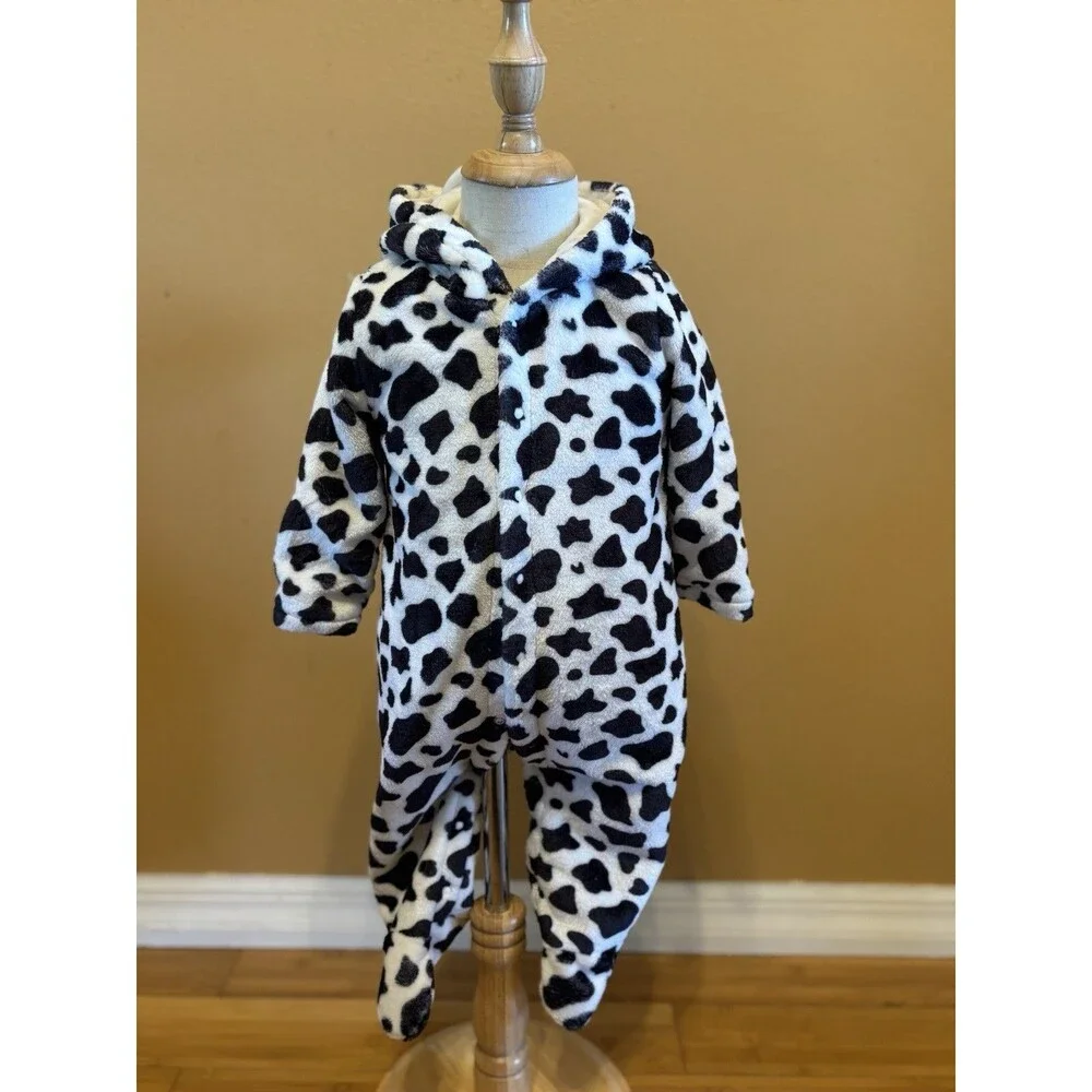 Toddler Clothes, Baby Clothes, Bodysuit, Animal Print, Baby Pajamas, Cow print